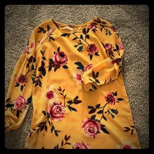 Women’s mustard dress